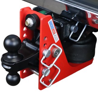 Shocker 12K Air Bumper Hitch with Black Combo Ball Mount