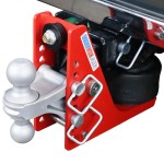 Shocker 12K Air Bumper Hitch with Silver Combo Ball Mount