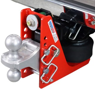 Shocker 12K Air Bumper Hitch with Silver Combo Ball Mount