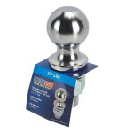 Shocker 2-5/16″ Chrome Trailer Hitch Ball w/ 1-1/4″ Diameter Shank - w/ Tag - SH-540