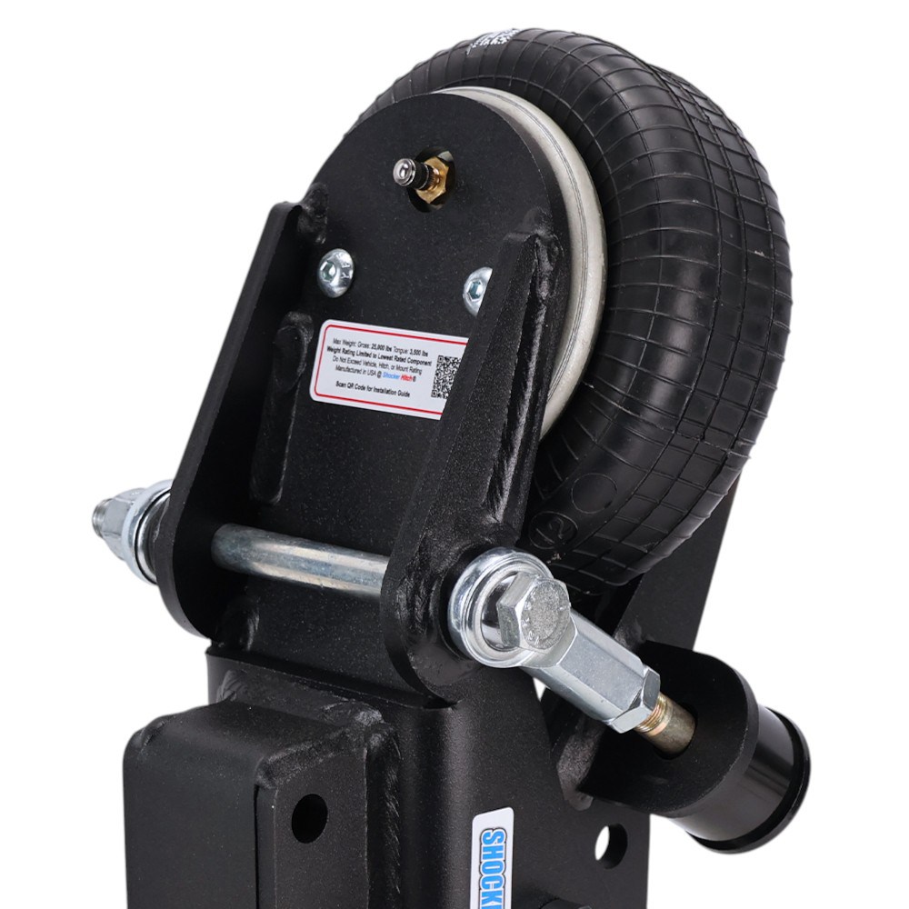 HD Air Trailer Vertical Channel Tongue Mount - Air Spring Bag