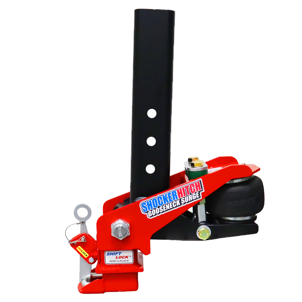 Shocker Gooseneck Air Hitch & Coupler - Square Stem