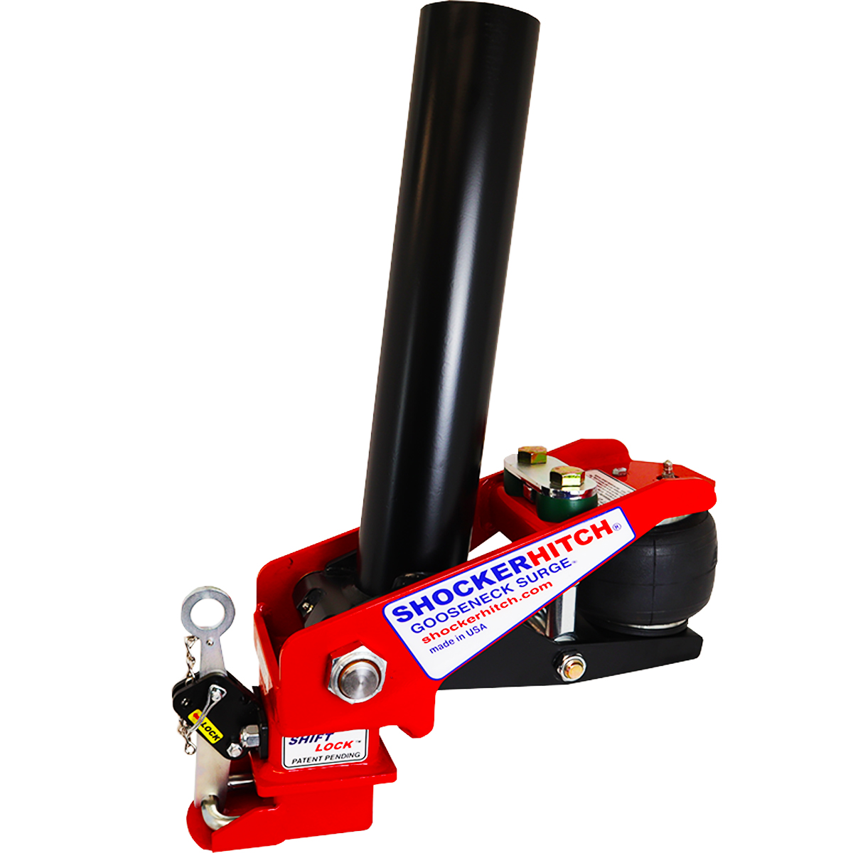 Shocker Gooseneck Air Hitch & Coupler for Pequea Trailers