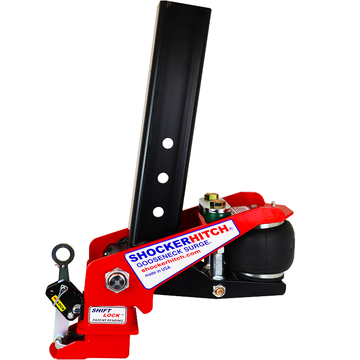Shocker Gooseneck Air Hitch & Coupler for PJ Trailer