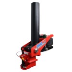 Shocker Gooseneck Air Hitch & Shift Lock Coupler for 2-5/16" Ball - Round Stem -Blank - No Pin Holes