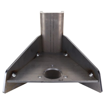 Vertical Channel Weld On Tongue Adapter - SH-410-Spot - Rear View