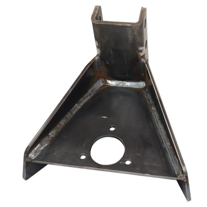 Vertical Channel Weld on Tongue Adapter for Trailer A-Frames - Completely Welded - Top View