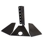 Vertical Channel Weld on Tongue Adapter for Trailer A-Frames - Components Only