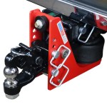 Shocker 12K Air Bumper Hitch with Channel Style Pintle & Ball Combo with 2 Ball