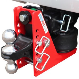 Shocker Air Hitch & Chrome Combo Ball Installed