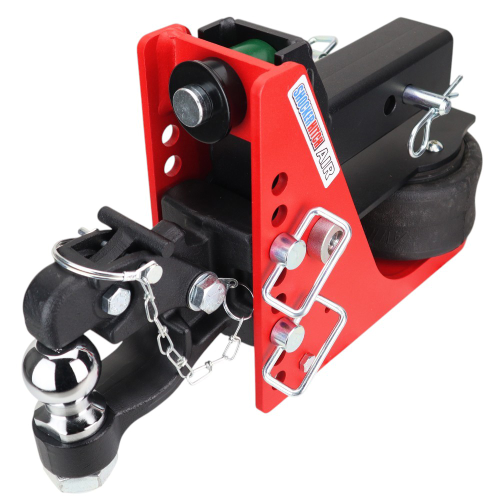 14K Air Hitch & Channel 8-Ton Pintle & 2" Ball - 2-1/2" Receiver