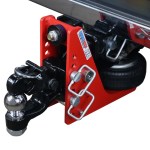 Shocker 20K HD Air Bumper Hitch with Channel Style Pintle & Ball Combo with 2-5/16" Ball