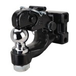 Shocker Pintle Hook & Ball Combo with 2 Ball - Channel Mount