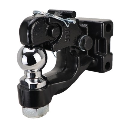 Shocker Channel Style Pintle Hook & 2" Ball Combo Attachment