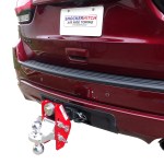 Shocker Impact Cushion Hitch Combo Ball on Jeep Grand Cherokee 4" Drop & 4" Rise