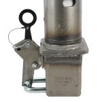 Shocker 30K Gooseneck Stem & Shift Lock Coupler - Raw Round Stem - Open