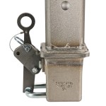 Shocker 30K Gooseneck Stem & Shift Lock Coupler - Raw Square Stem - Open