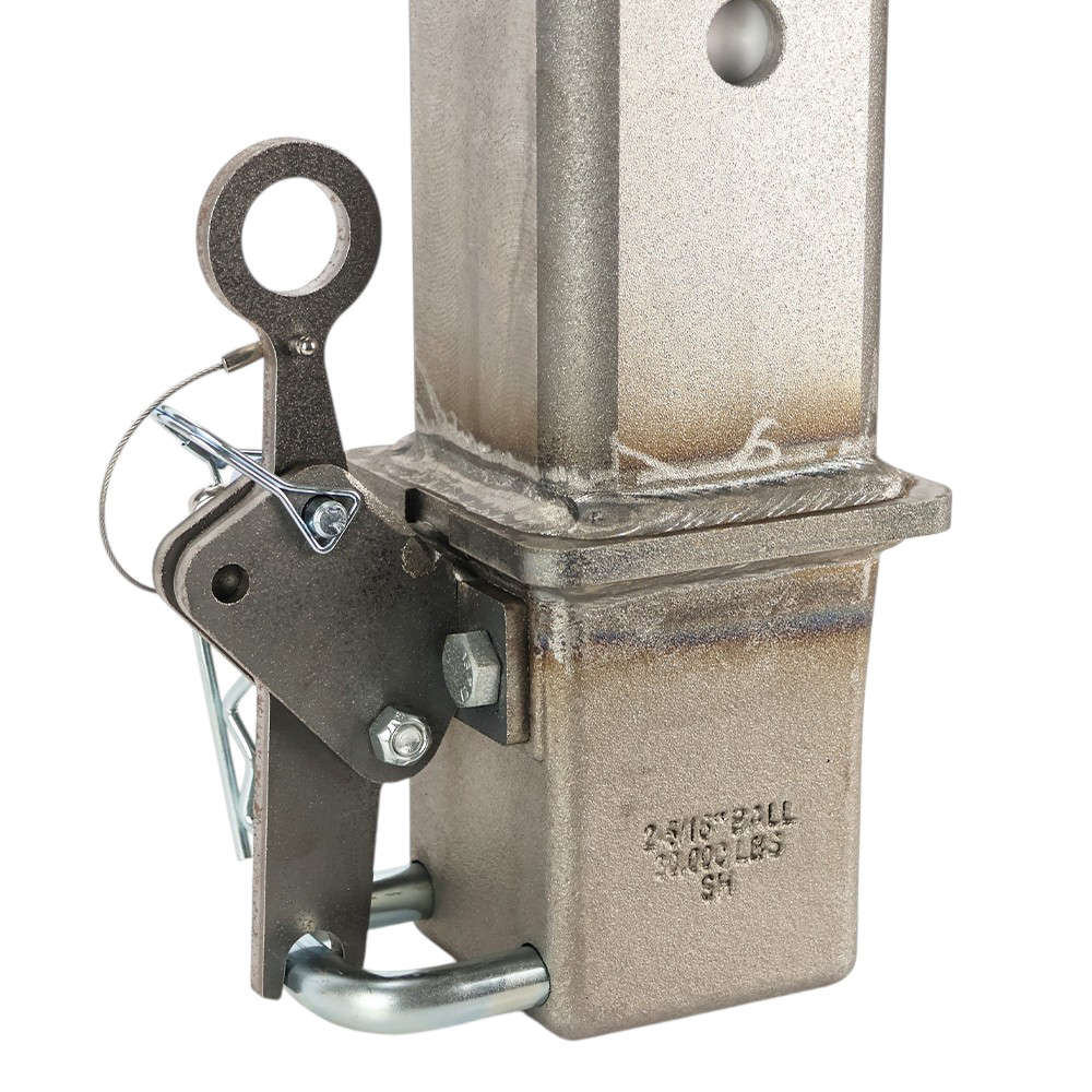 Shocker 30K Gooseneck Stem & Shift Lock Coupler - Raw Square Stem