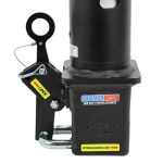 Shocker 30K Gooseneck Stem & Shift Lock Coupler - Round Stem - Open