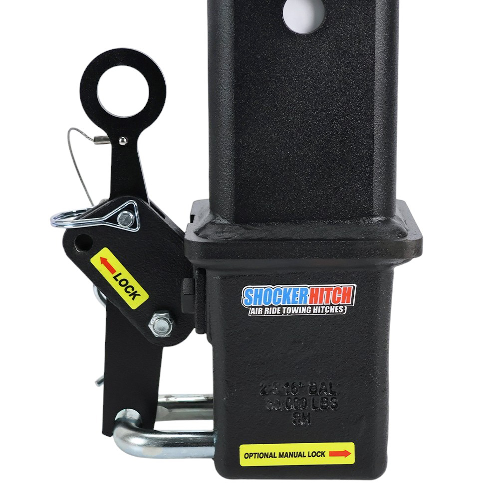 Shocker 30K Gooseneck Stem & Shift Lock Coupler - Square Stem - Open