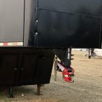 Shocker Gooseneck Air Hitch and Coupler on Continental Cargo Trailer Square Stem