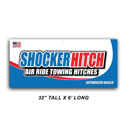 Shocker Hitch Dealer Banner - 6'