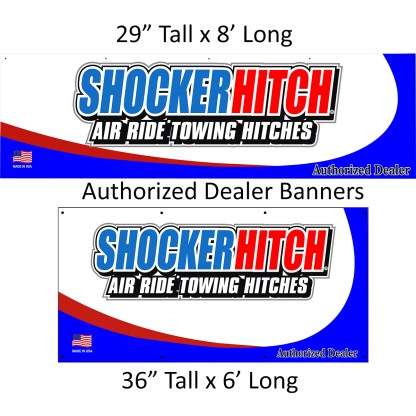 Shocker Hitch Authorized Dealer Banners