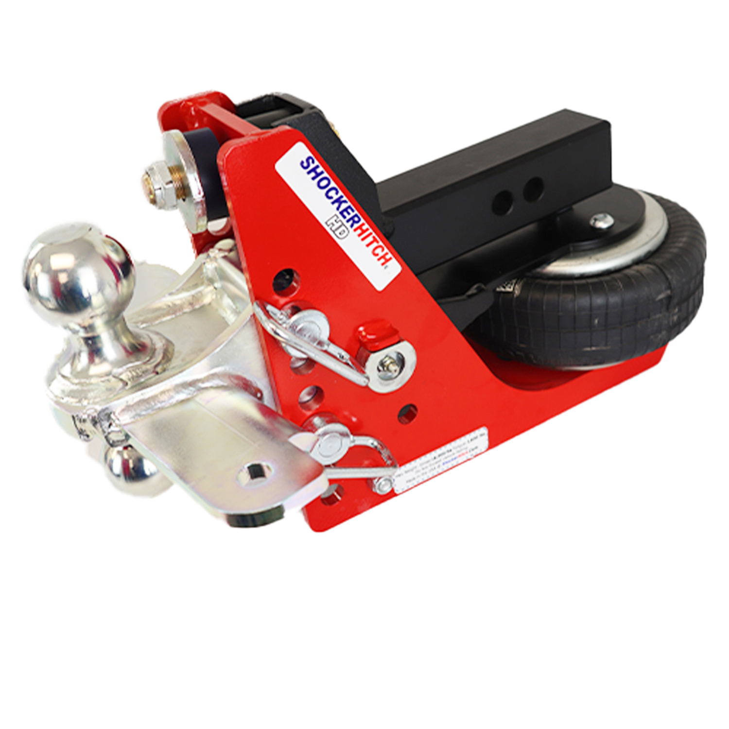 Shocker Air Hitch with Sway Control Combo Ball Mount