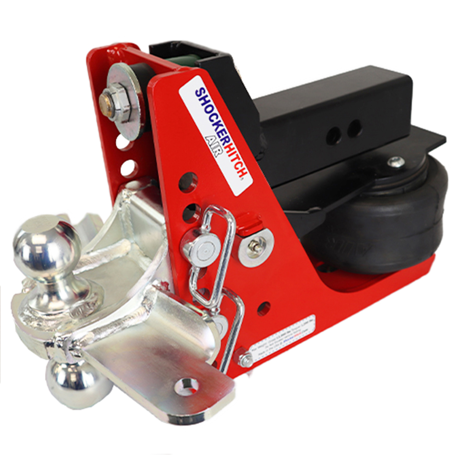 Shocker Air Hitch with Sway Control Combo Ball Mount