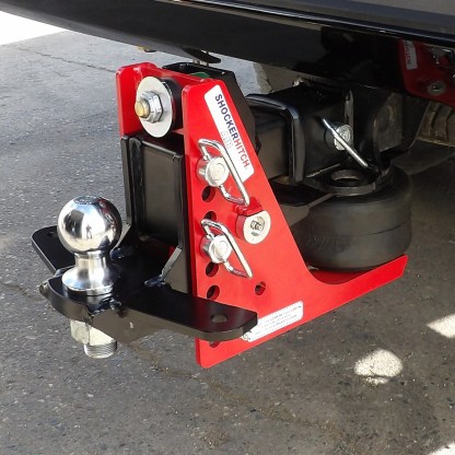 Shocker Air Drop Hitch with Sway Bar Tabs on Truck