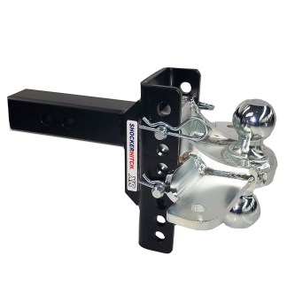 Shocker XR Combo Ball Mount with Sway Control Tabs