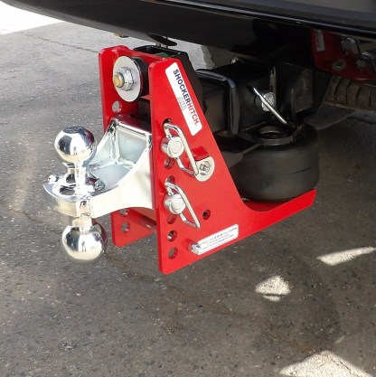 Shocker Air Bumper Hitch Combo Ball Attached (1/2" to 4-1/2" Drop)