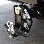 Shocker XRC Drop Cushion Hitch with Sway Bar Tabs - Attached Up