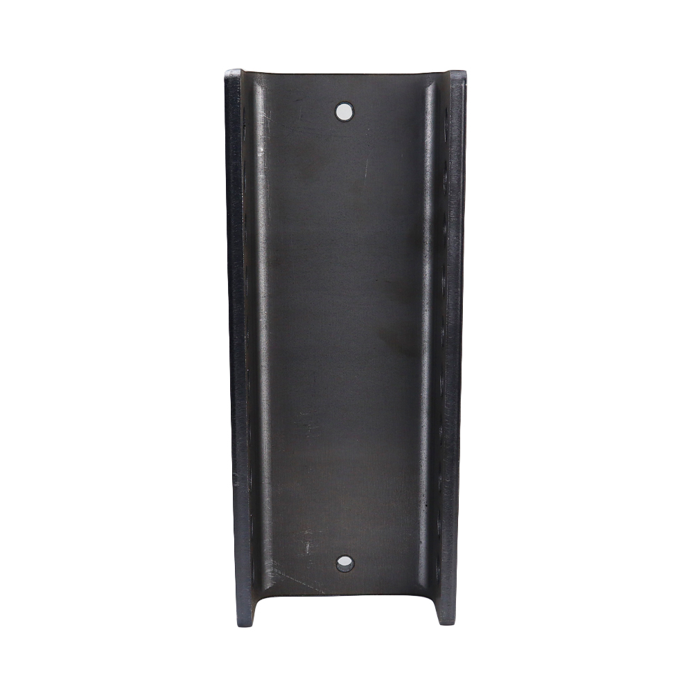 Shocker XR Channel Only - Unwelded - Raw Steel - 10 Hole Channel (front)