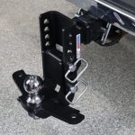 Shocker XR Drop Hitch with Sway Bar Mount Tabs - 8 Hole Frame - Installed