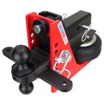 20K HD Air Hitch with Sway Tab Black Combo Ball 2 1/2" Receiver