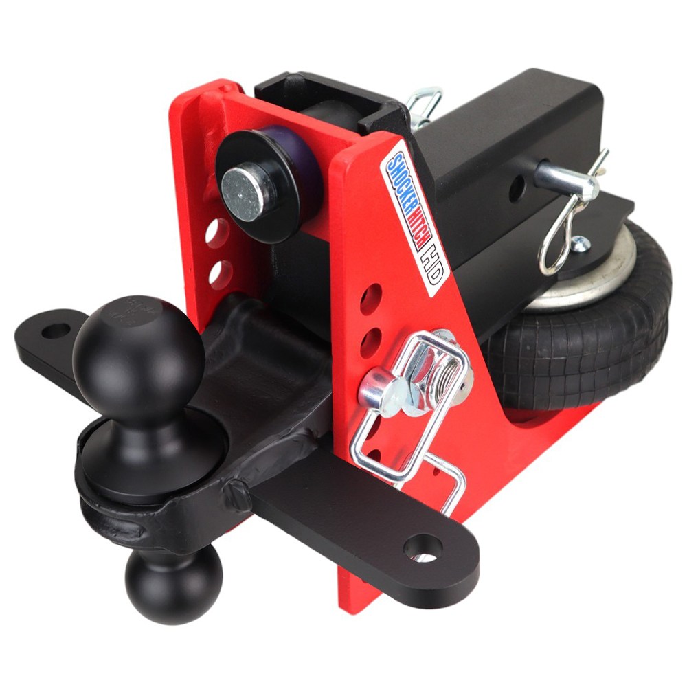 20K HD Air Hitch with Sway Tab Black Combo Ball 2 1/2" Receiver