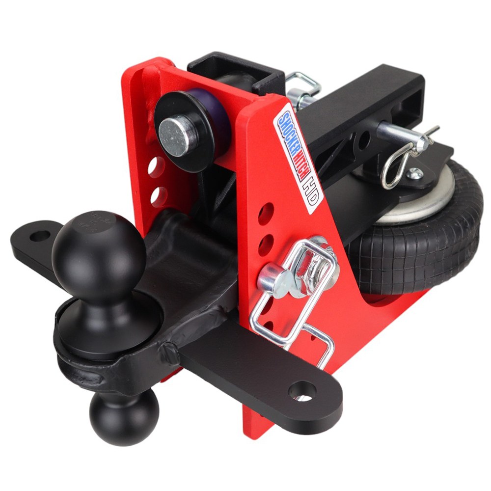 20K HD Air Hitch with Sway Tab Black Combo Ball 2" Receiver
