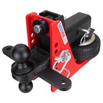 20K HD Air Hitch with Sway Tab Black Combo Ball 3" Receiver