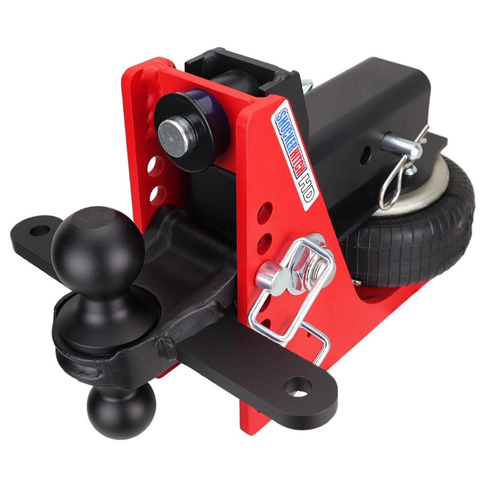20K HD Air Hitch with Sway Tab Black Combo Ball 3" Receiver