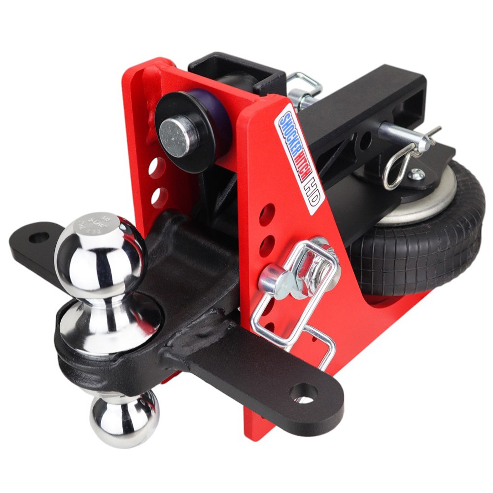 20K HD Air Hitch with Sway Tab Chrome Combo Ball 2" Receiver