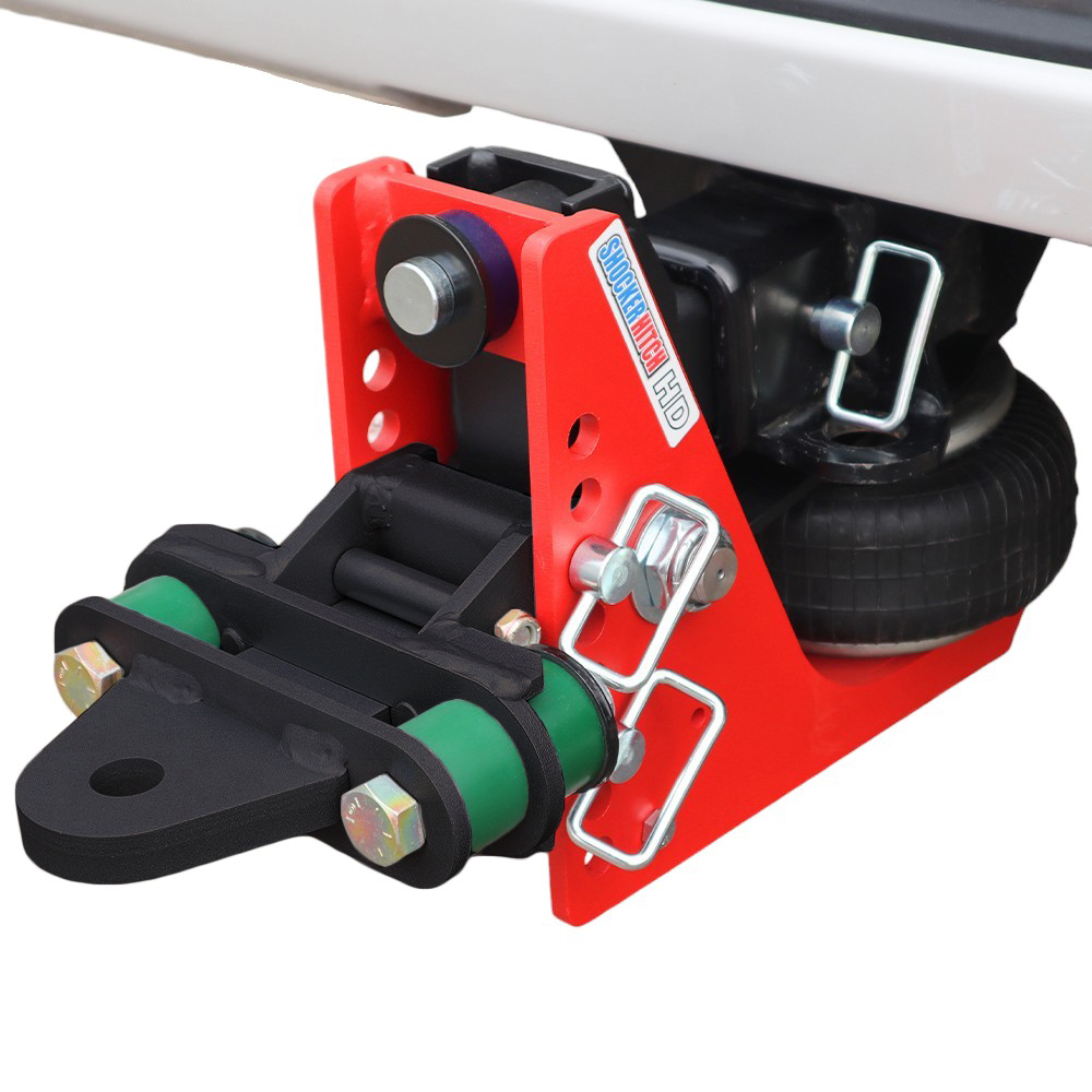 20K Air Hitch & Cushioned Drawbar Installed