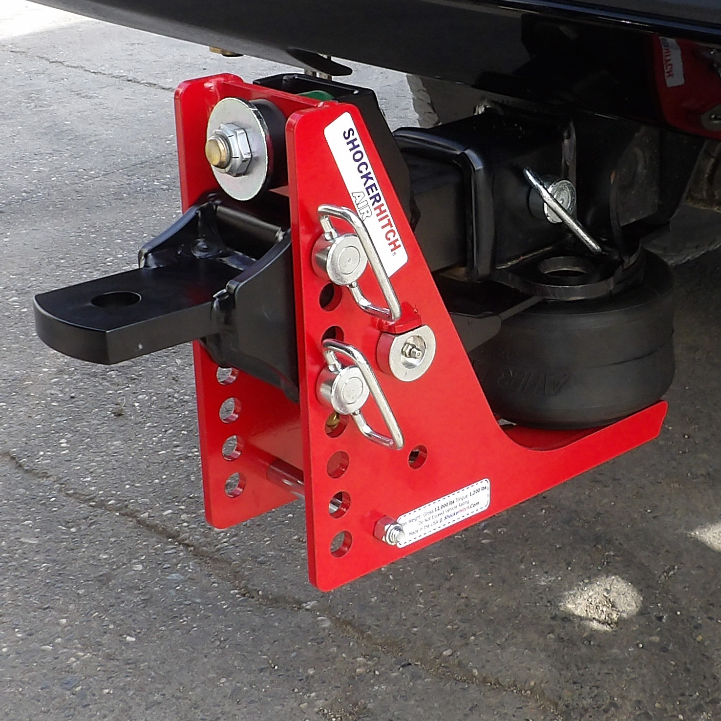 Shocker Air Hitch with Drawbar Ball Mount