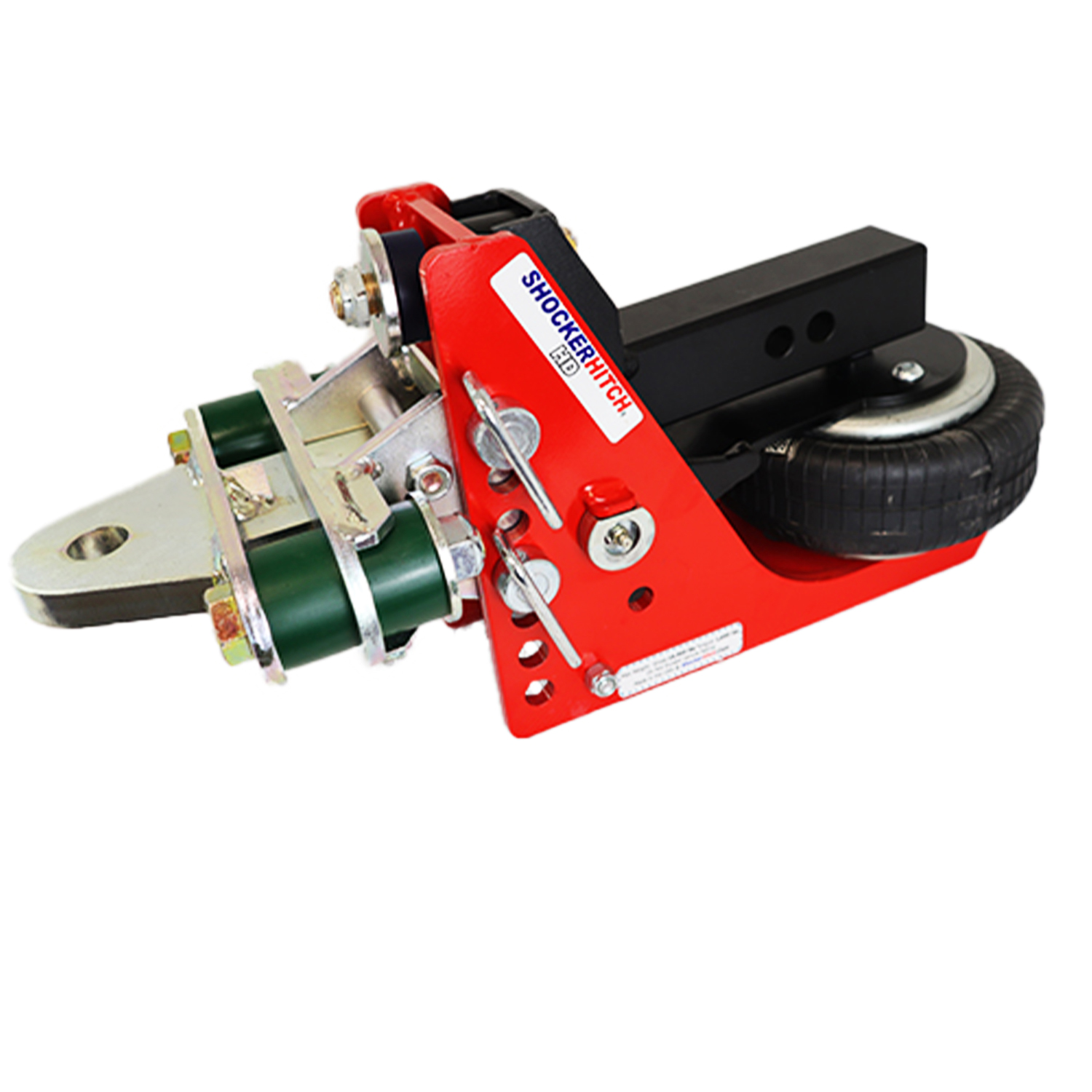 Shocker Air Hitch with Cushioned Drawbar Ball Mount