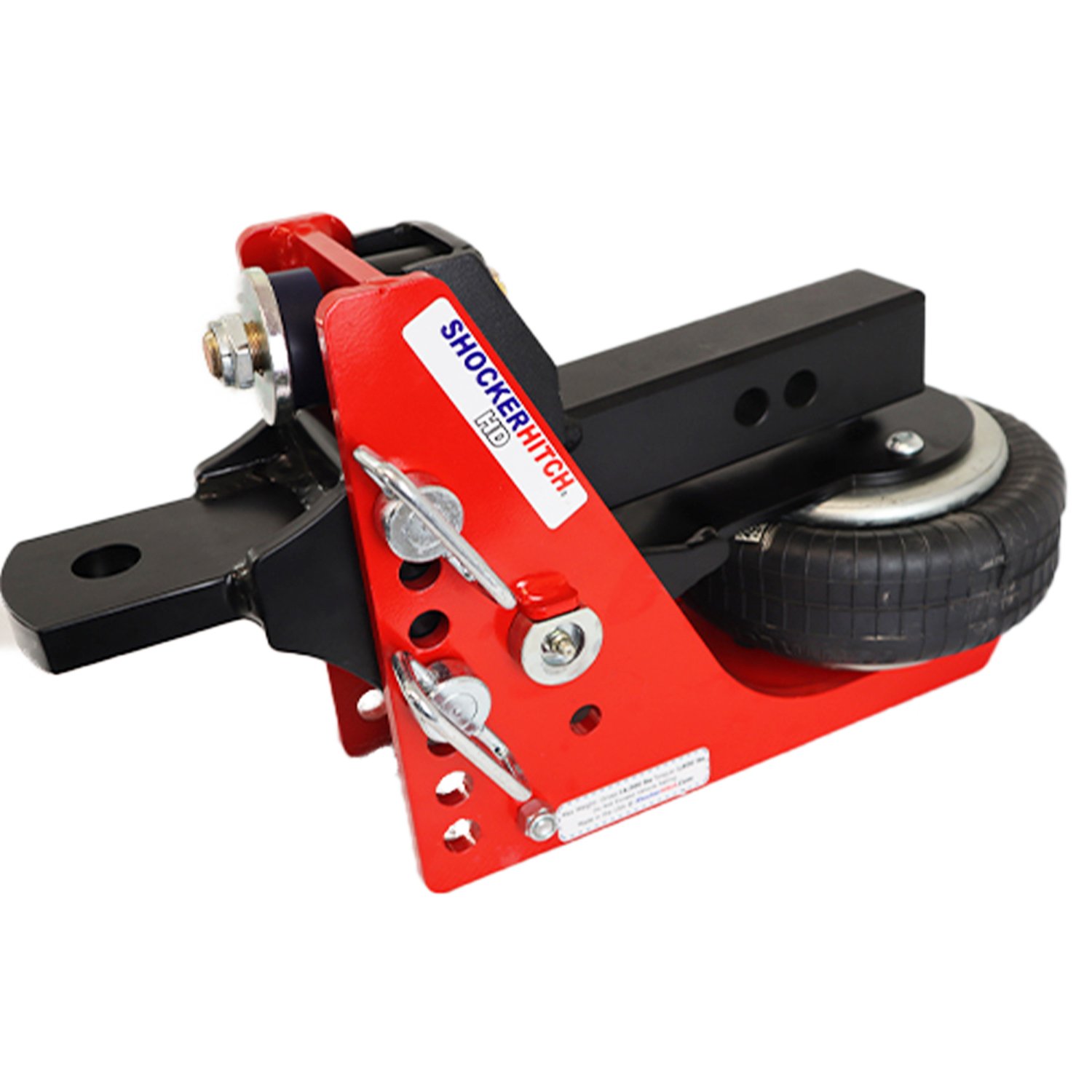 Shocker Air Cushion Hitch with Adjustable Drawbar Mount