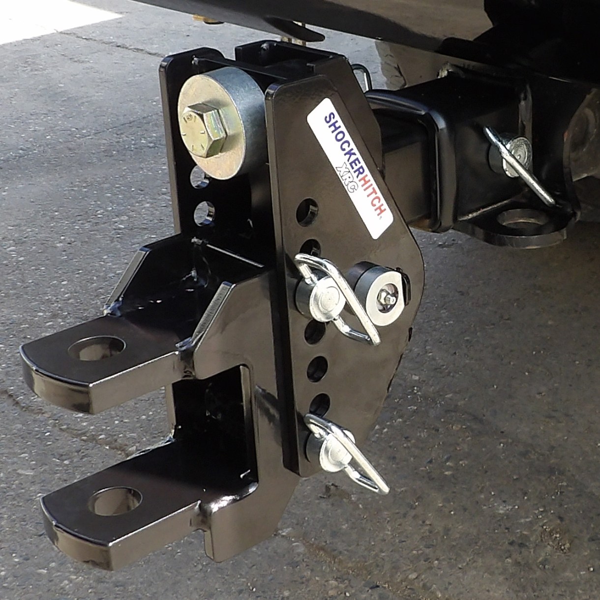 Shocker XR Adjustable Hitch Combo Ball & Farm Mount Towing Kit