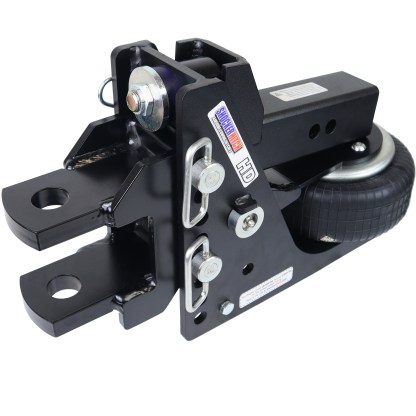 Shocker HD Max Black Air Hitch Clevis Pin Mount - 3.5" up to 7.5" Drop