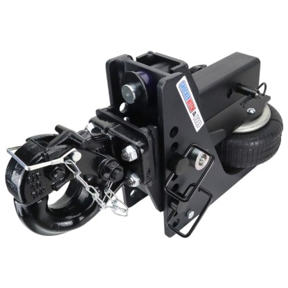 20K HD Max Black Air Hitch & 10-Ton Pintle - 2-1/2" Receiver