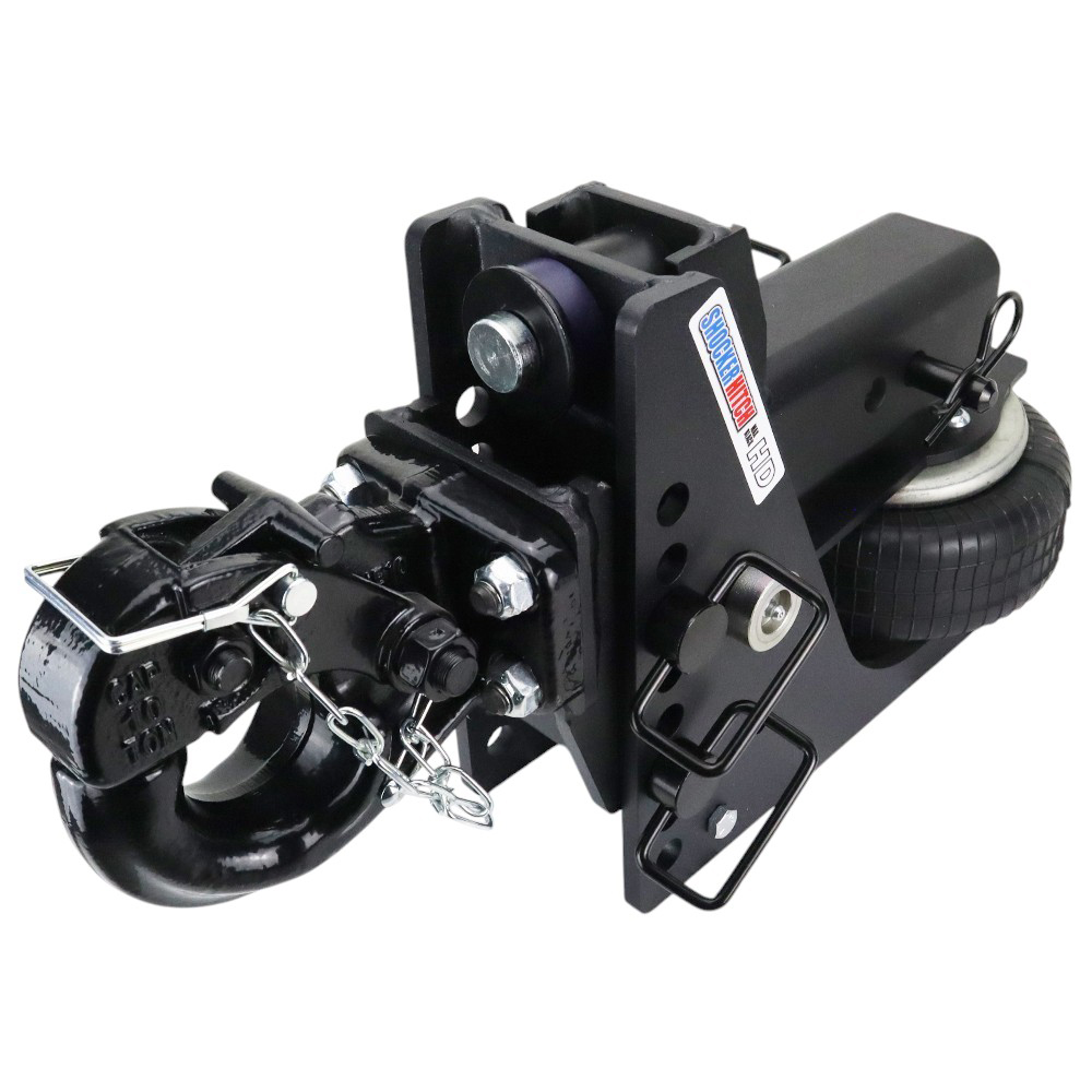 20K HD Max Black Air Hitch & 10-Ton Pintle - 3" Receiver