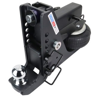 20K HD Max Black Air Hitch & Drop Mount w/ 2-5/16" Ball - 2-1/2" Receiver